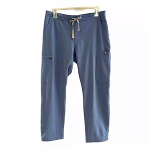 Figs Womens Small Petite Scrubs Pants Light Blue S/P Nurse Medical Uniform Small